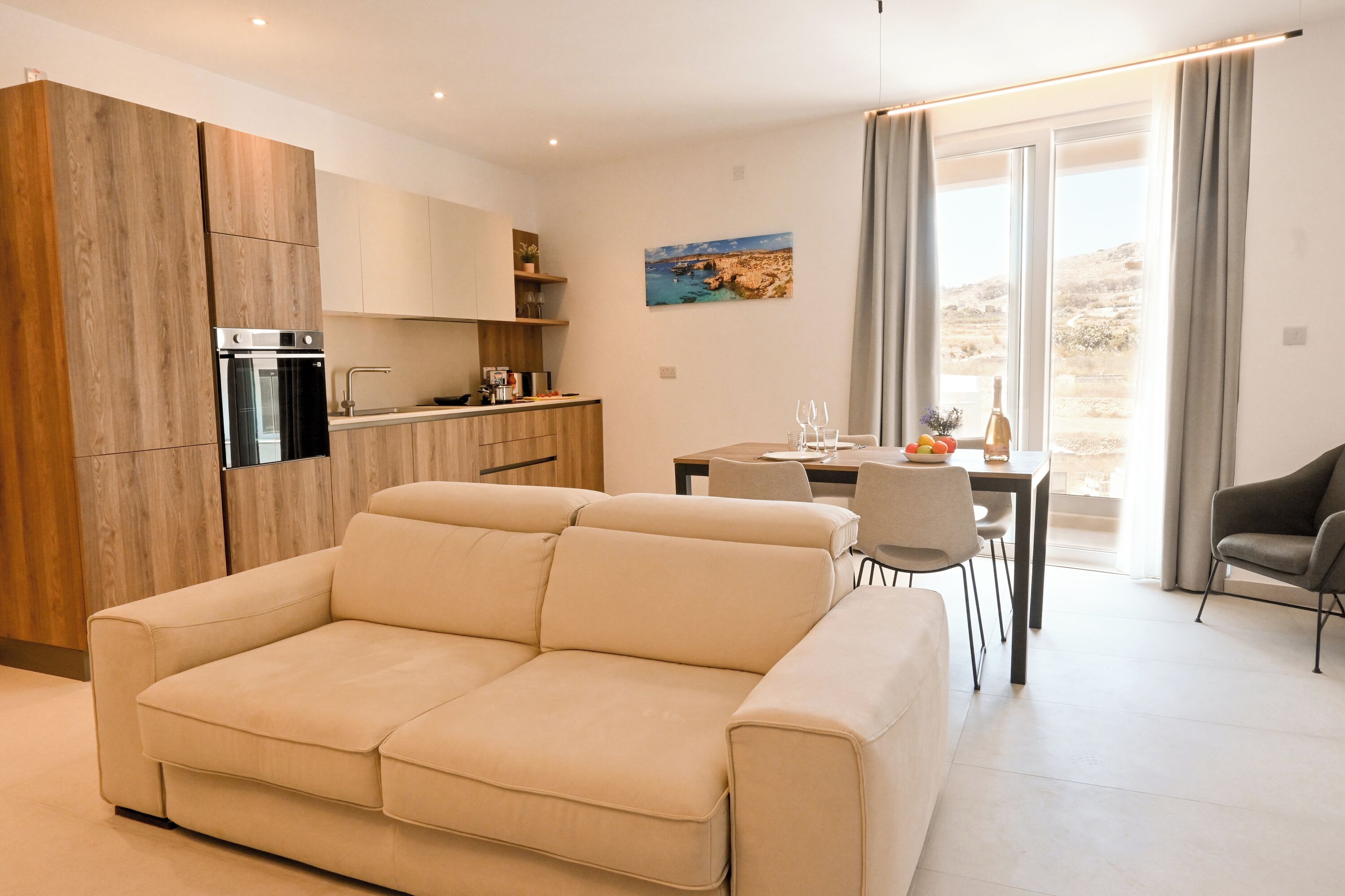 Living and dining room