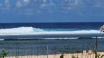 Beach nearby, white sand