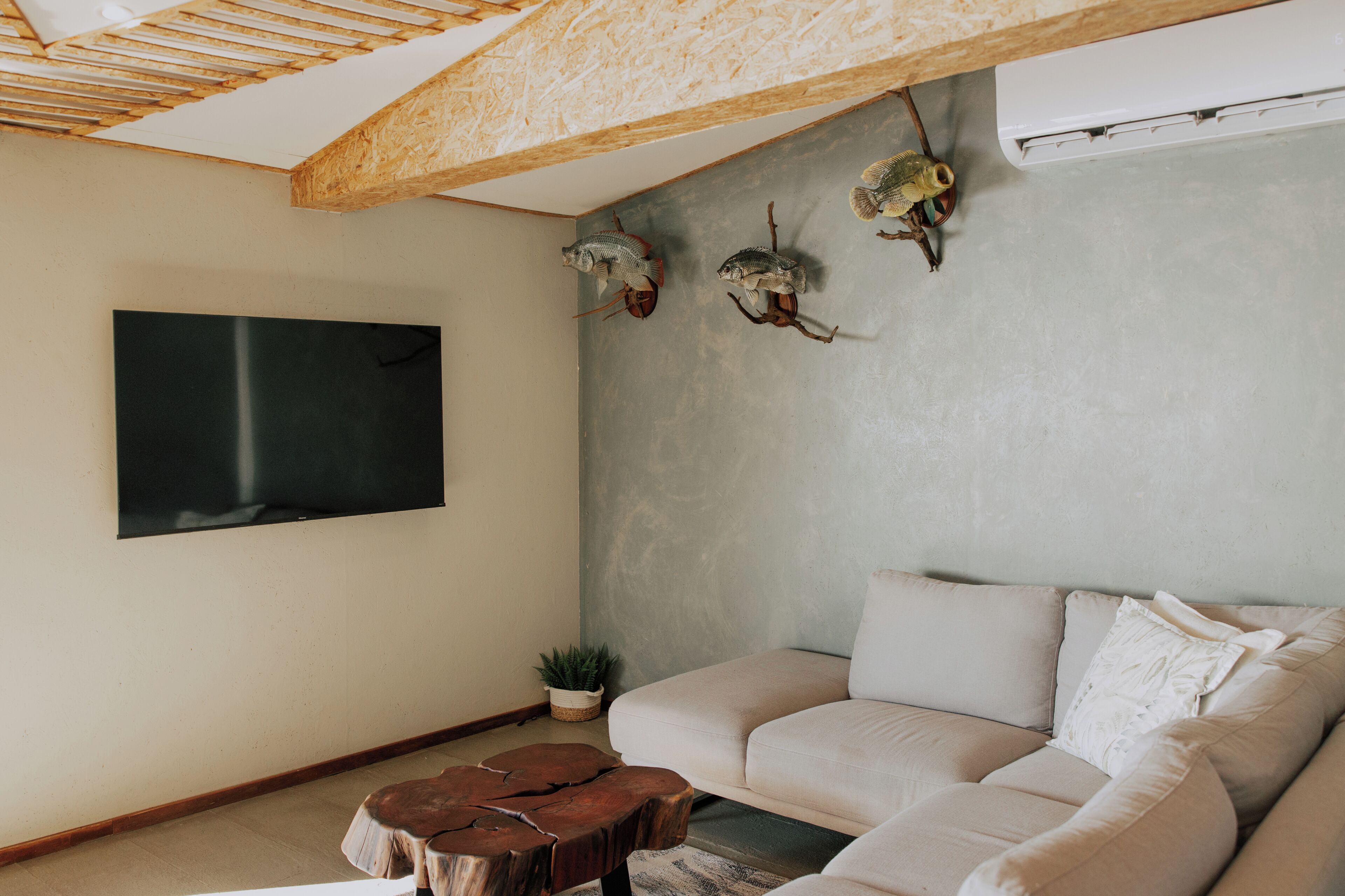 Casa mobile Luxury, vista fiume | Area soggiorno