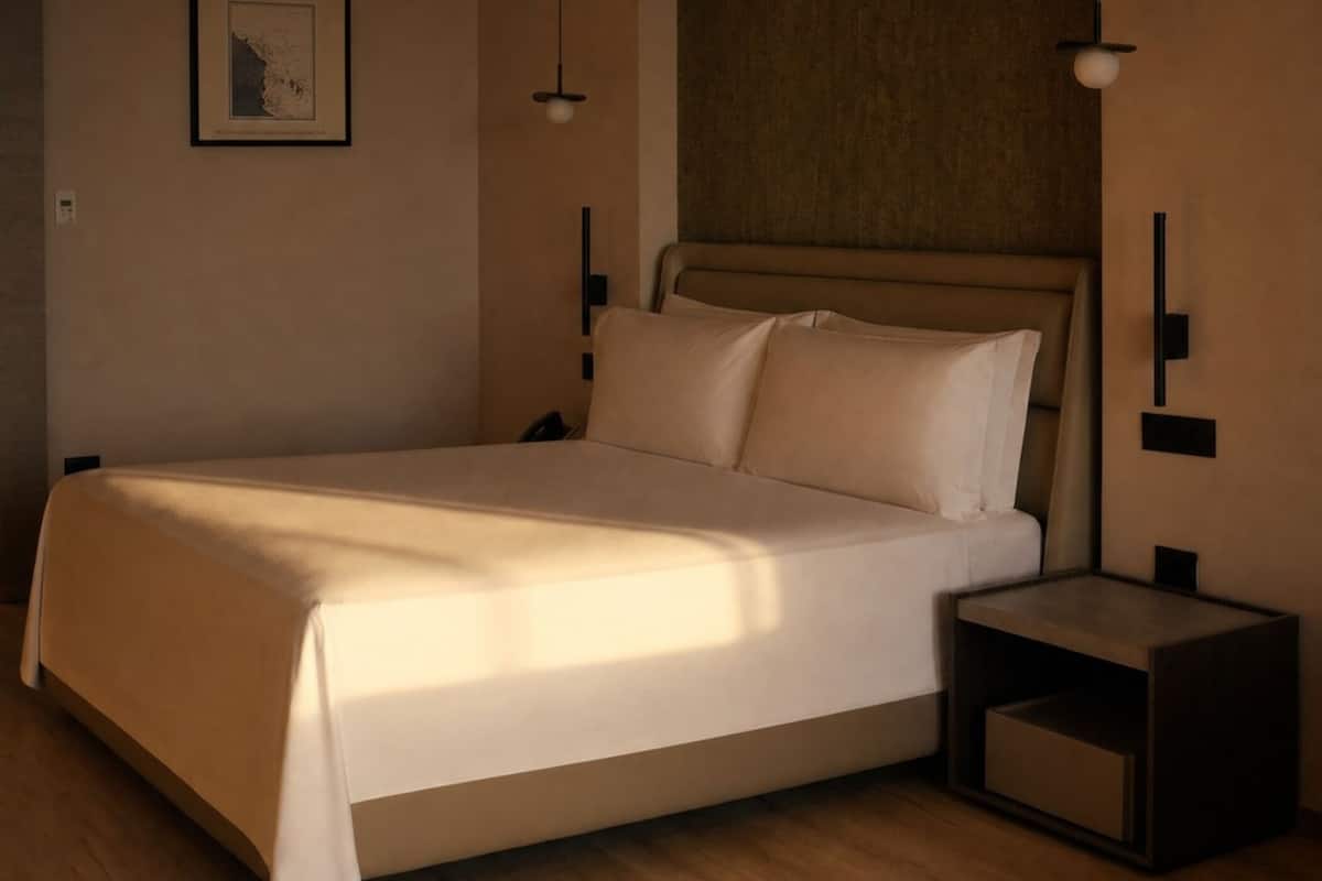 Minibar, laptop workspace, free WiFi, bed sheets