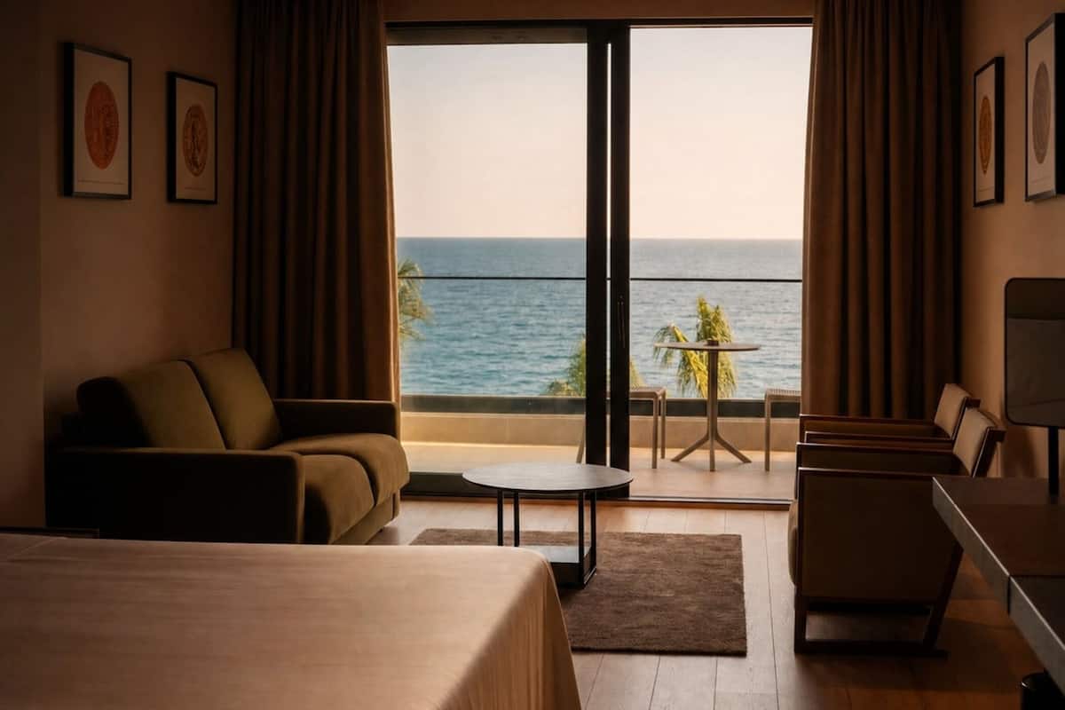 Minibar, laptop workspace, WiFi (free), bed sheets