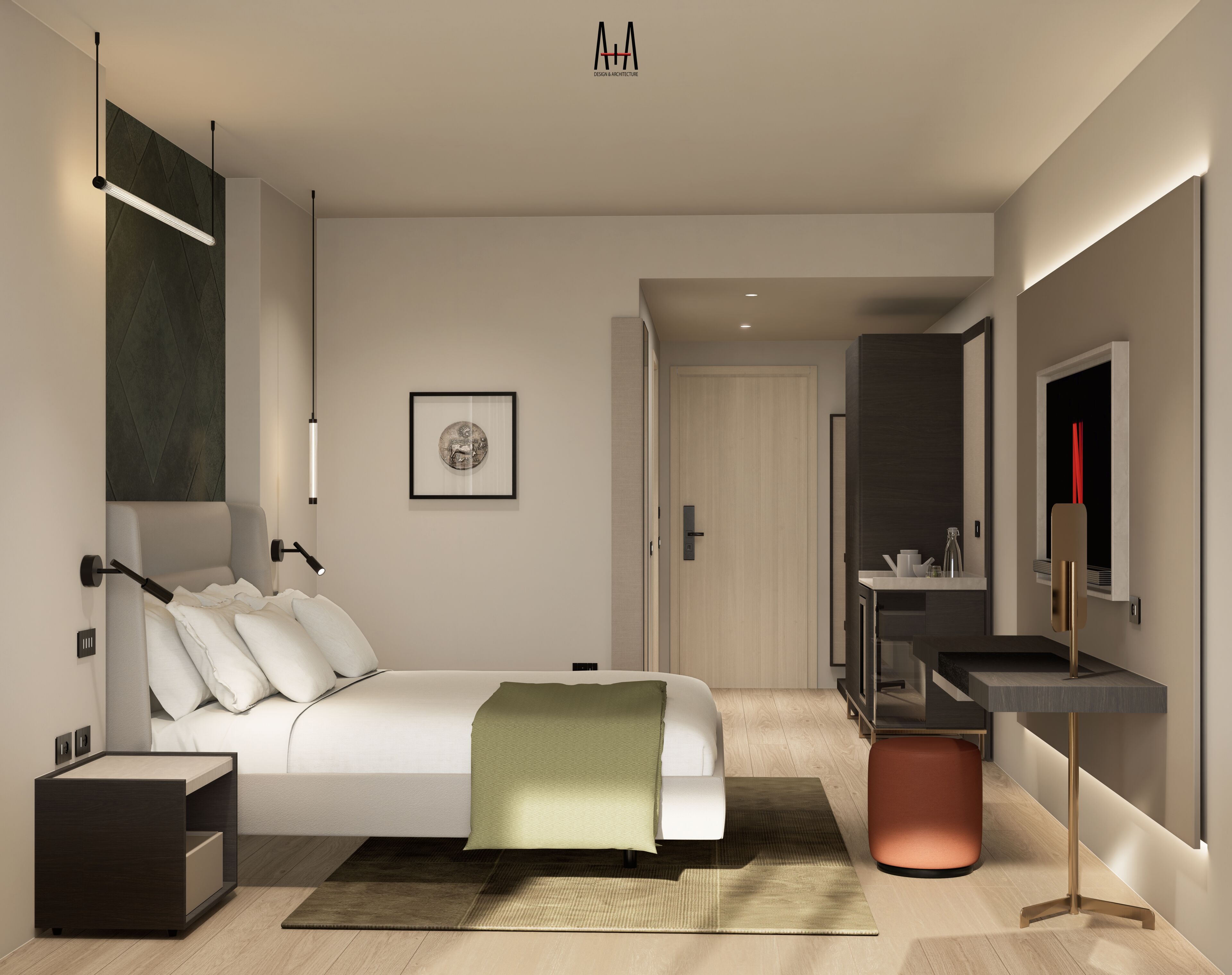 Superior Double Room Sea View High-Floor | Minibar, laptop workspace, free WiFi, bed sheets