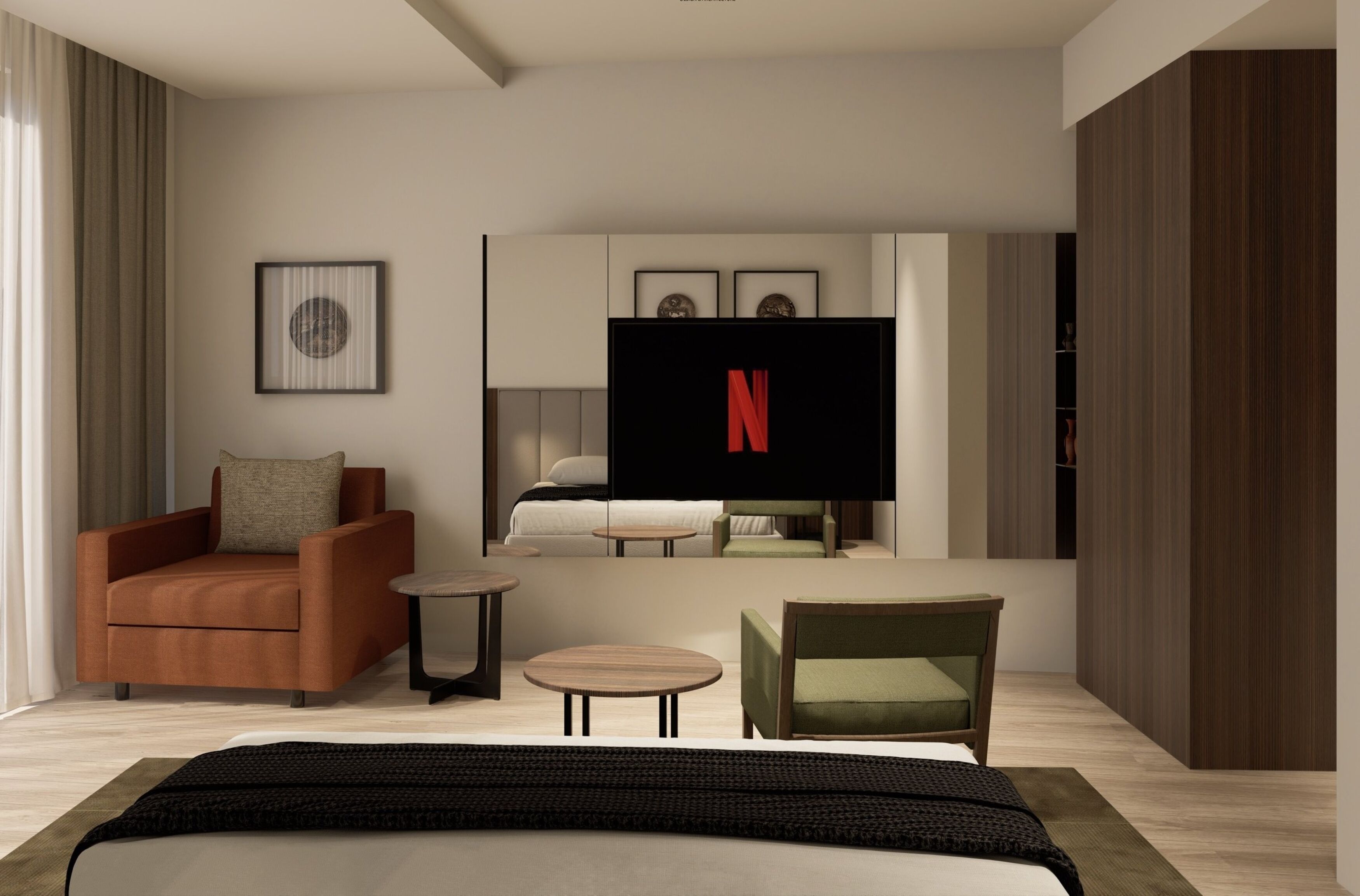Deluxe Room, Sea View | Bar mini, ruang kerja komputer riba, Wi-fi percuma, cadar katil 