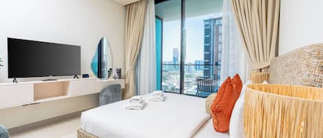 Studio Deluxe, balcon | Coffre-fort, rideaux dâobscurcissement, systĂšme dâinsonorisation