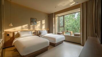 Couette en duvet d'oie, minibar, bureau