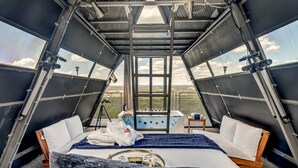 Unclassified image, 3 of 20, button - Stunning A-Frame with Folding Glass Walls & Open-Air Living in Cottonwood, Texas (Cottonwood Shores)