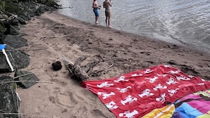 In Strandnähe, Kajakfahren, Angeln