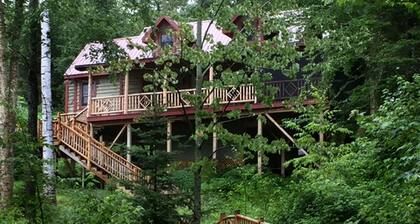 Elegantly Rustic Cabin on Secluded Island near Lake Placid on Saranac Lake, New York