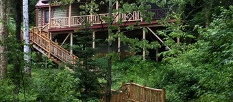 Elegantly Rustic Cabin on Secluded Island near Lake Placid on Saranac Lake, New York