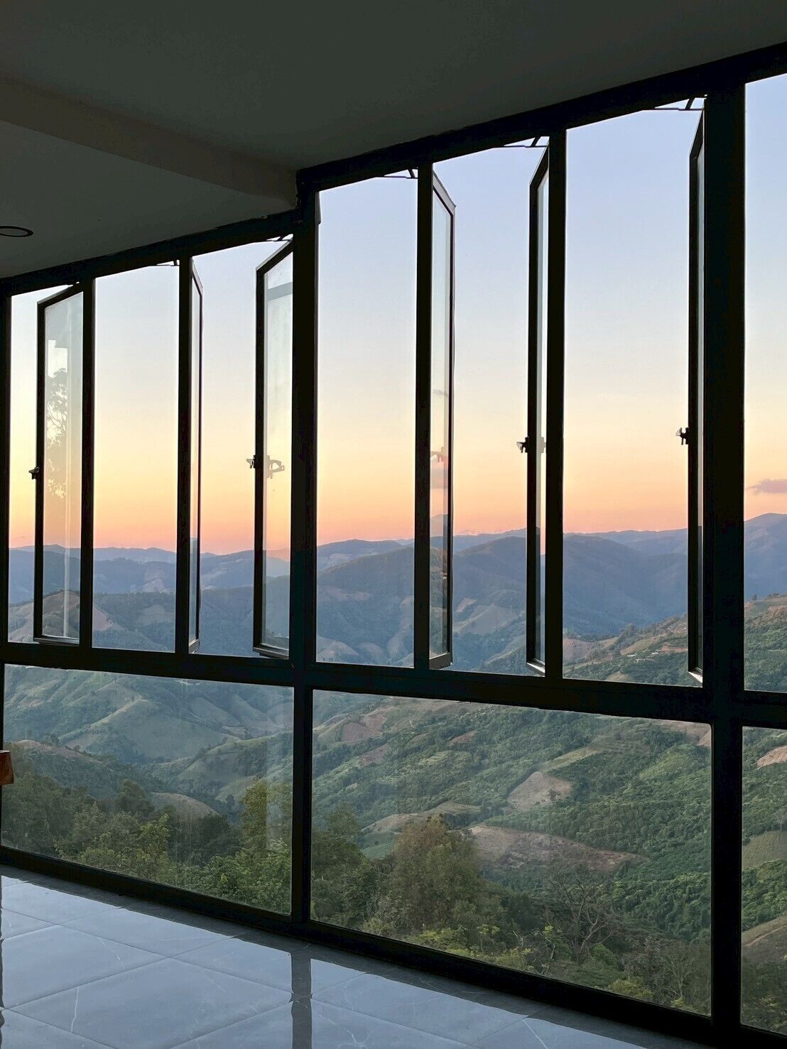 Vue depuis l’hébergement 