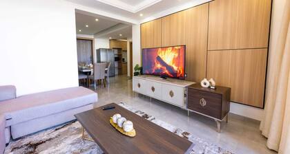 Stylish Fully Furnished 2-Bedroom Oasis with Pool, city Views and Fitness center