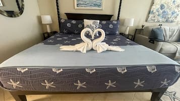 1 slaapkamer, een strijkplank/strijkijzer, gratis wifi, beddengoed