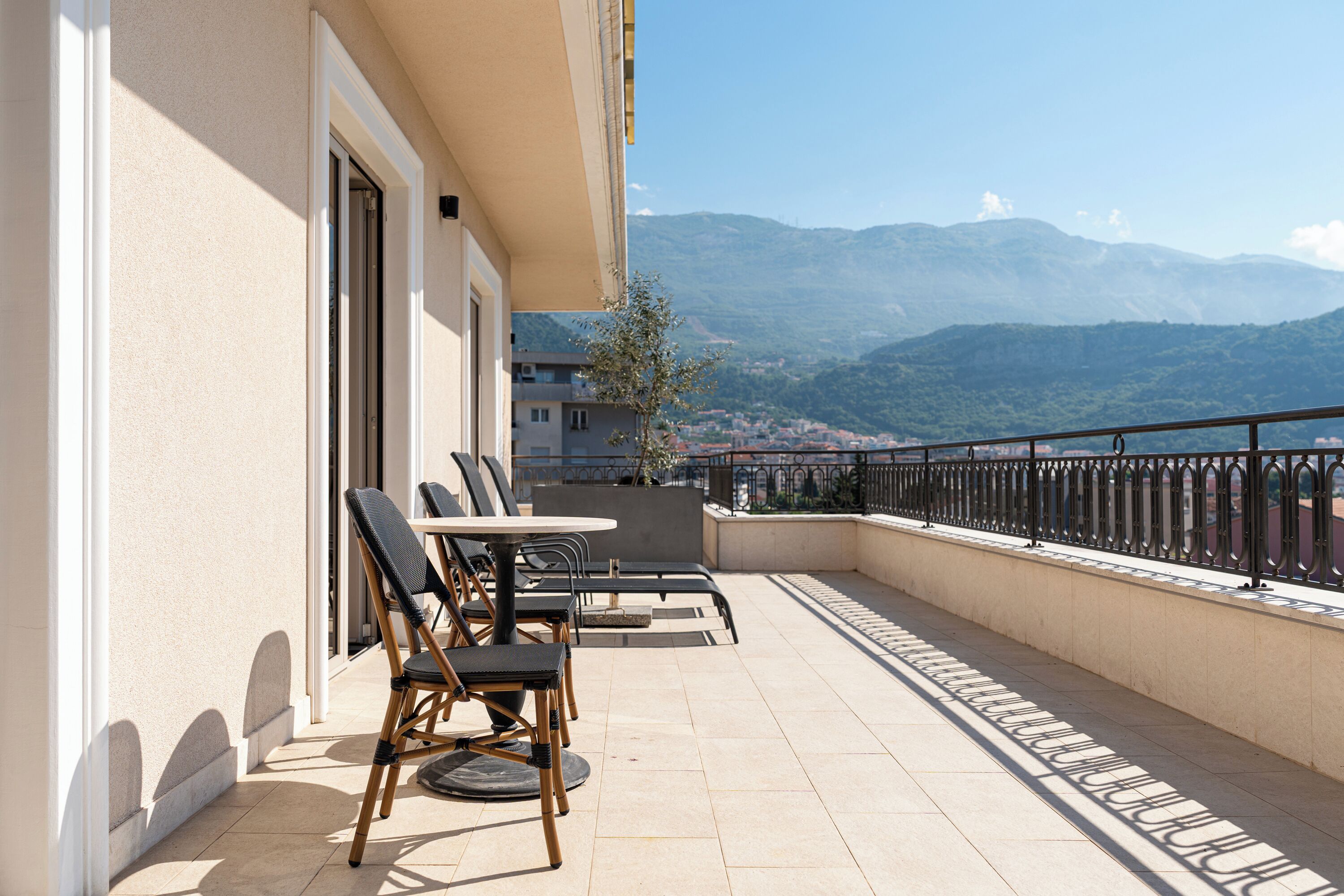 Appartamento Deluxe, balcone | Terrazza/patio