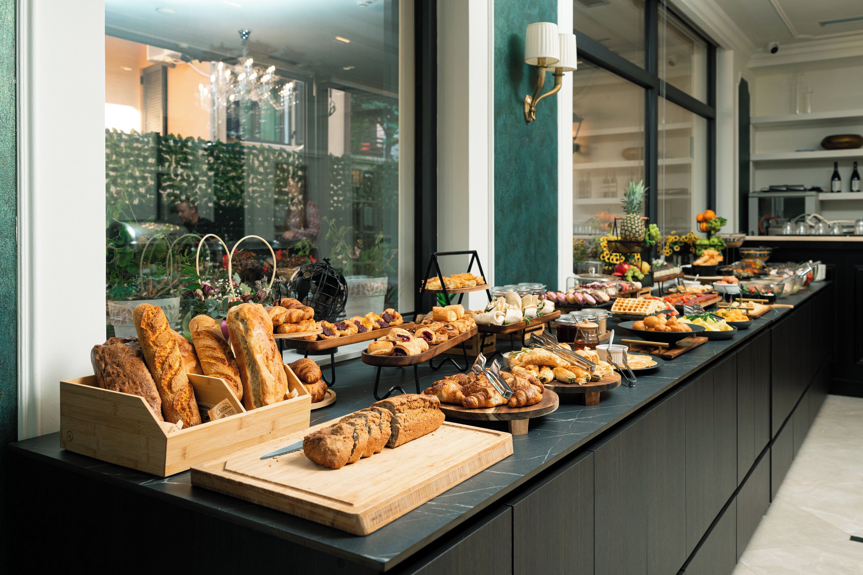 Gratis frukostbuffé varje dag 