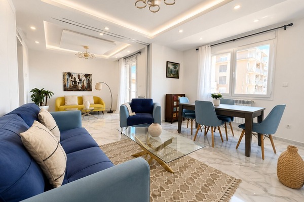 Apartment, Balcony | Living area