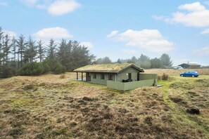 Exterior - Holiday home in coastal nature with turf roof (Løkken)