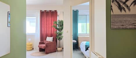 2 chambres, fer et planche Ă repasser, Wi-Fi gratuit
