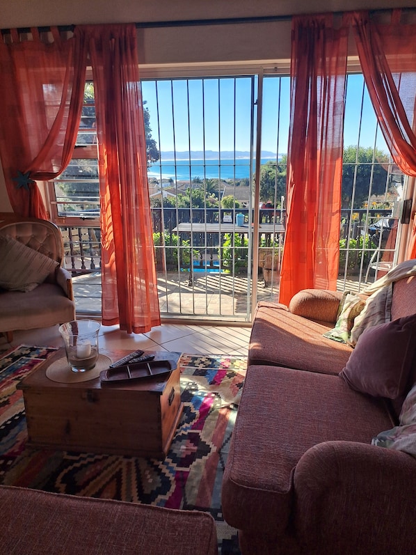 Appartement Confort, vue plage | Coin séjour