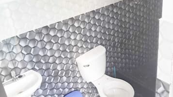 Towels, soap, toilet paper