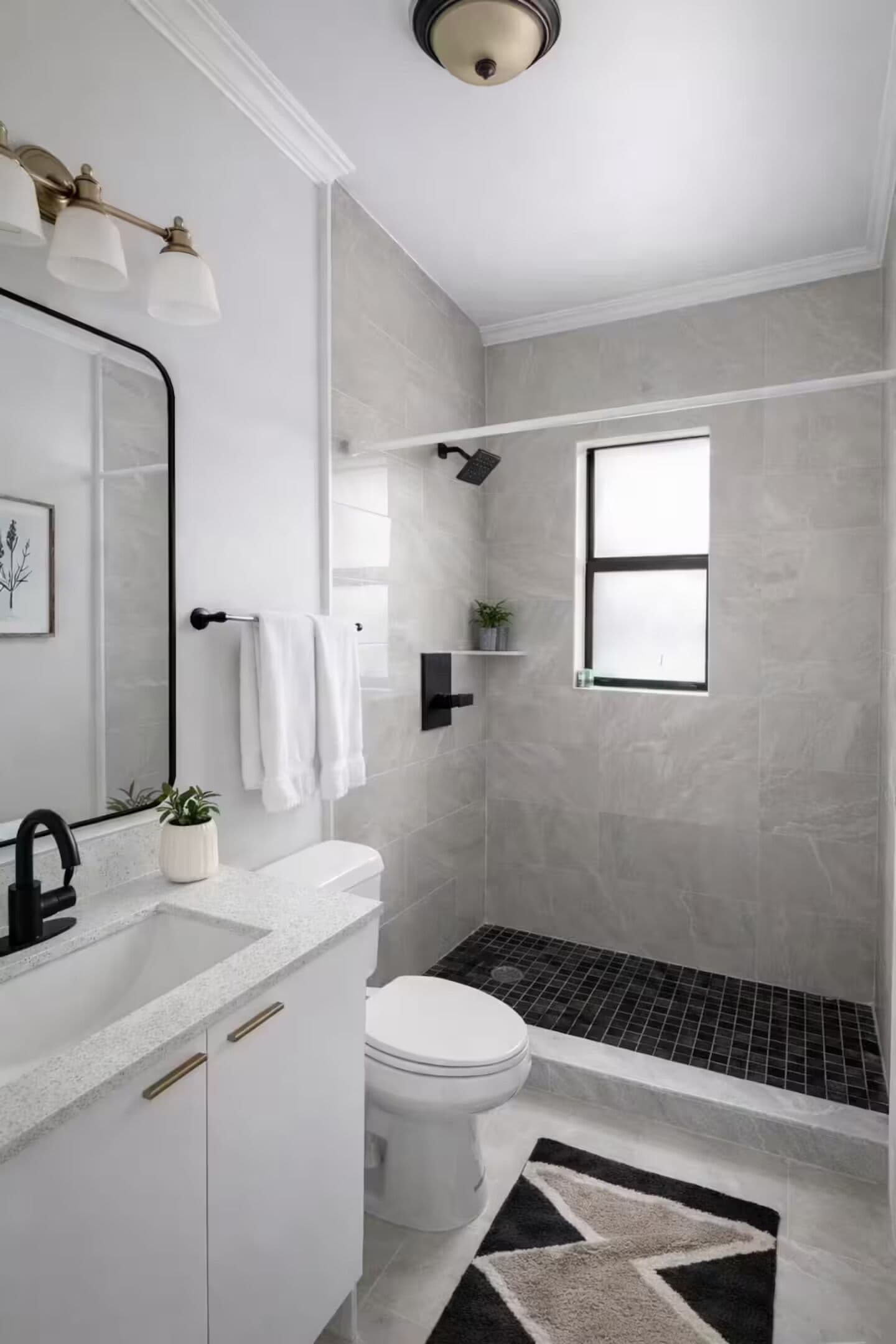 Shower, hair dryer