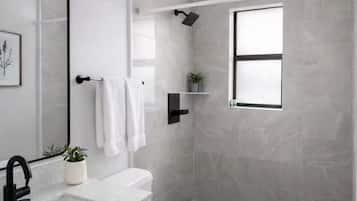 Shower, hair dryer