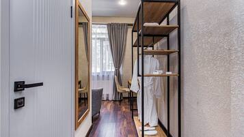 Comfort Double Room | Desk, laptop workspace, iron/ironing board