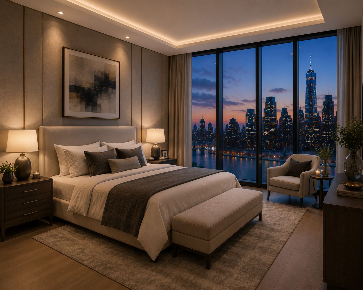 Apartamento, vista para a cidade | Ferros/tábuas de passar roupa, Wi-Fi de cortesia