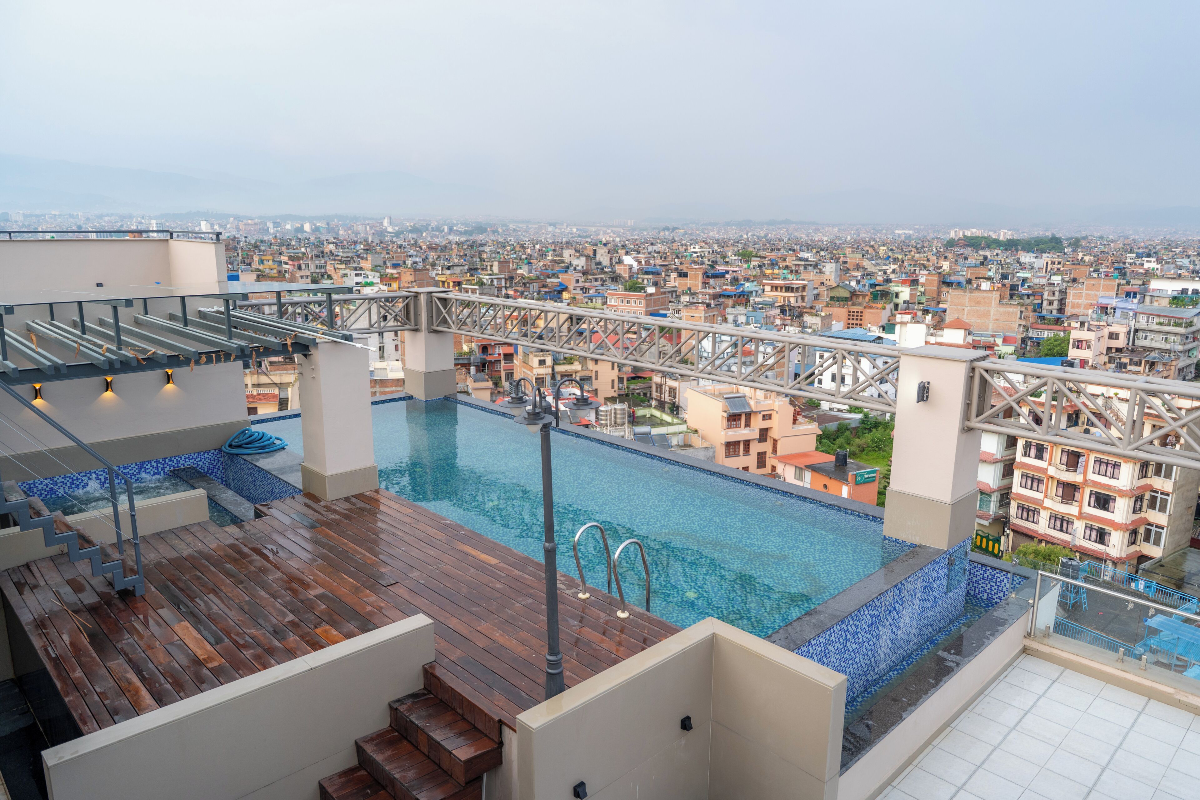 Rooftop pool