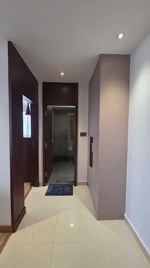 Apartment, 1 Bedroom, City View | Laptop workspace, iron/ironing board, free WiFi, bed sheets - Maya Suites (Lalitpur)