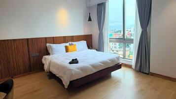 Apartment, 2 Bedrooms, City View | Iron/ironing board, free WiFi