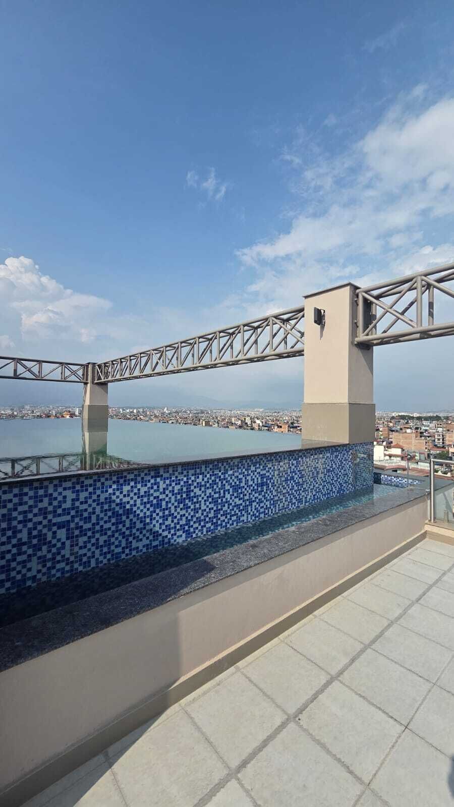Rooftop pool