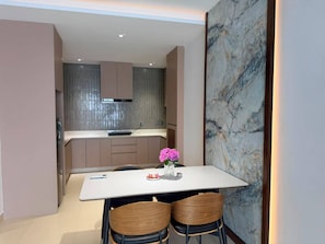 Apartment, 2 Bedrooms, City View | Private kitchen - Maya Suites (Lalitpur)