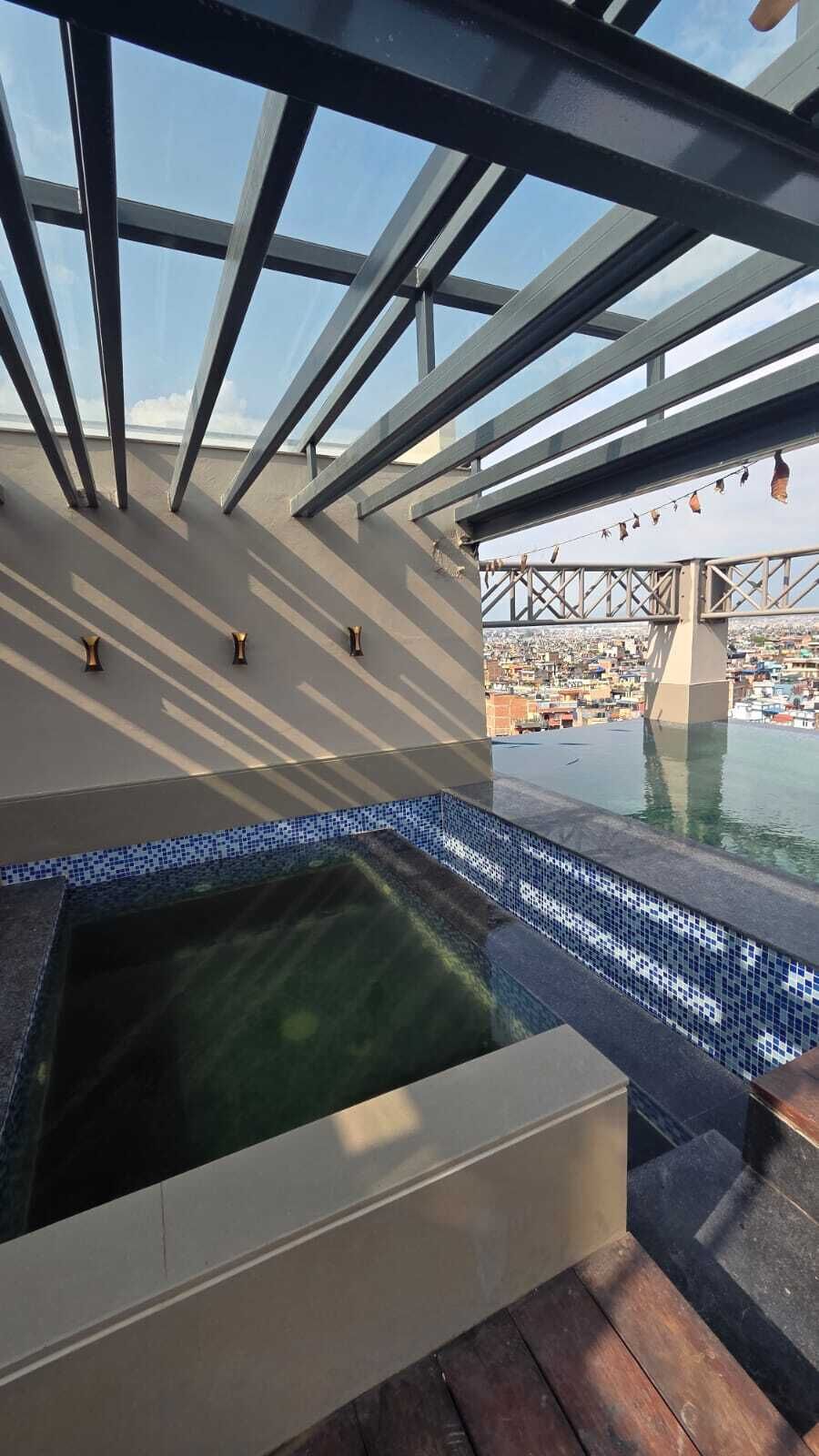 Rooftop pool