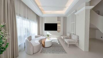 Luxury Villa, 4 Bedrooms | Living area