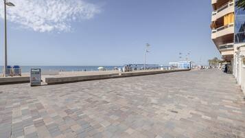Na praia