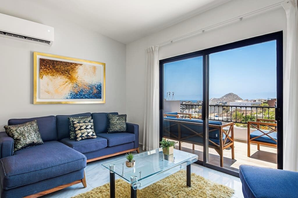Apartment, Multiple Beds, Partial Ocean View (Mara 607 at Morgan Residences) | Living area
