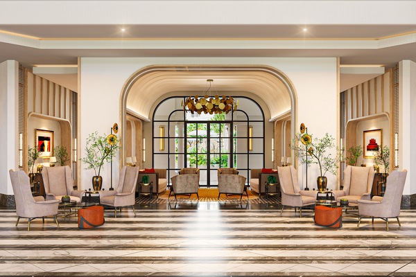 Lobby sitting area