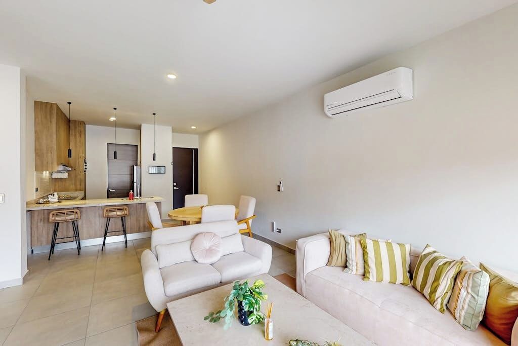Apartment, Multiple Beds, Pool View (Maralta D 102) | Living area