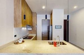 Apartment, Mehrere Betten, Poolblick (Maralta D 102) | Eigene Küche