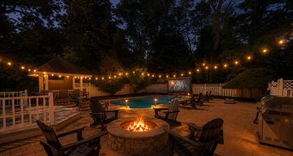 Backyard Resort, Pool, Arcade & Fire Pit