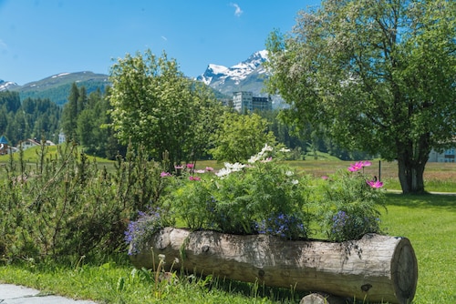 Chesa Flur Sulagl – Wohnung mit Garten & freier Aussicht