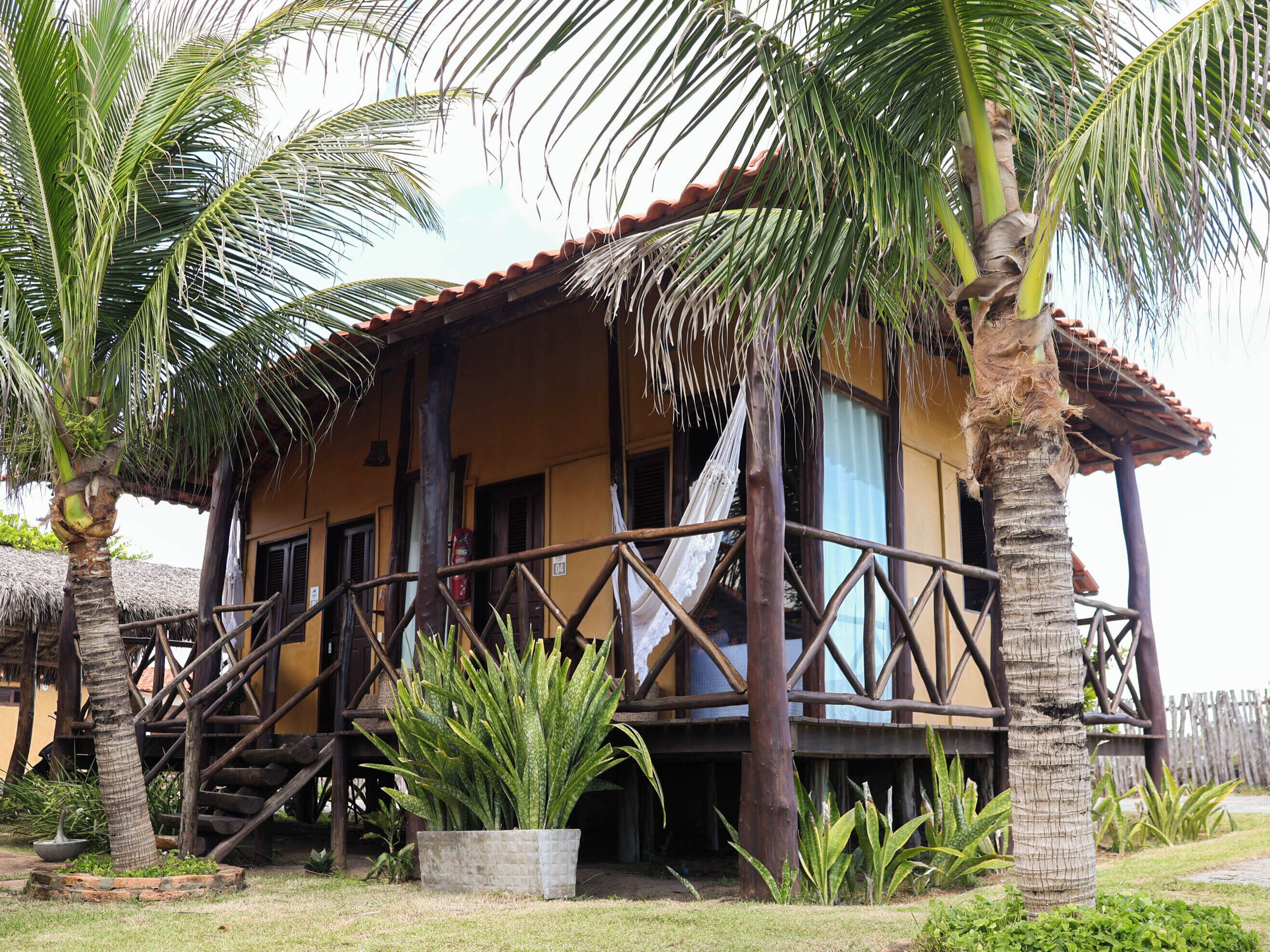 Familie bungalow, veranda, uitzicht op zee | Exterieur