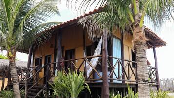 Familie bungalow, veranda, uitzicht op zee | Exterieur
