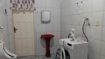 Towels, soap, toilet paper