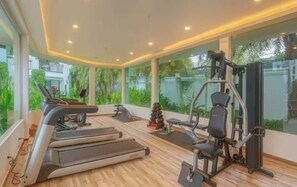 Fitness facility - Beautiful 1 BR with Big Balcony and Lagoon Pool (Muang Pattaya)