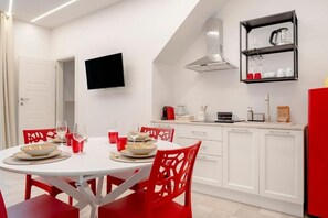 Suite - balkon - byudsigt | Spiseområde