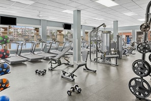 Fitness facility - 3-bedroom Condo @ Marriott Grand Vista in Orlando during ThanksgivingWeek (Orlando)