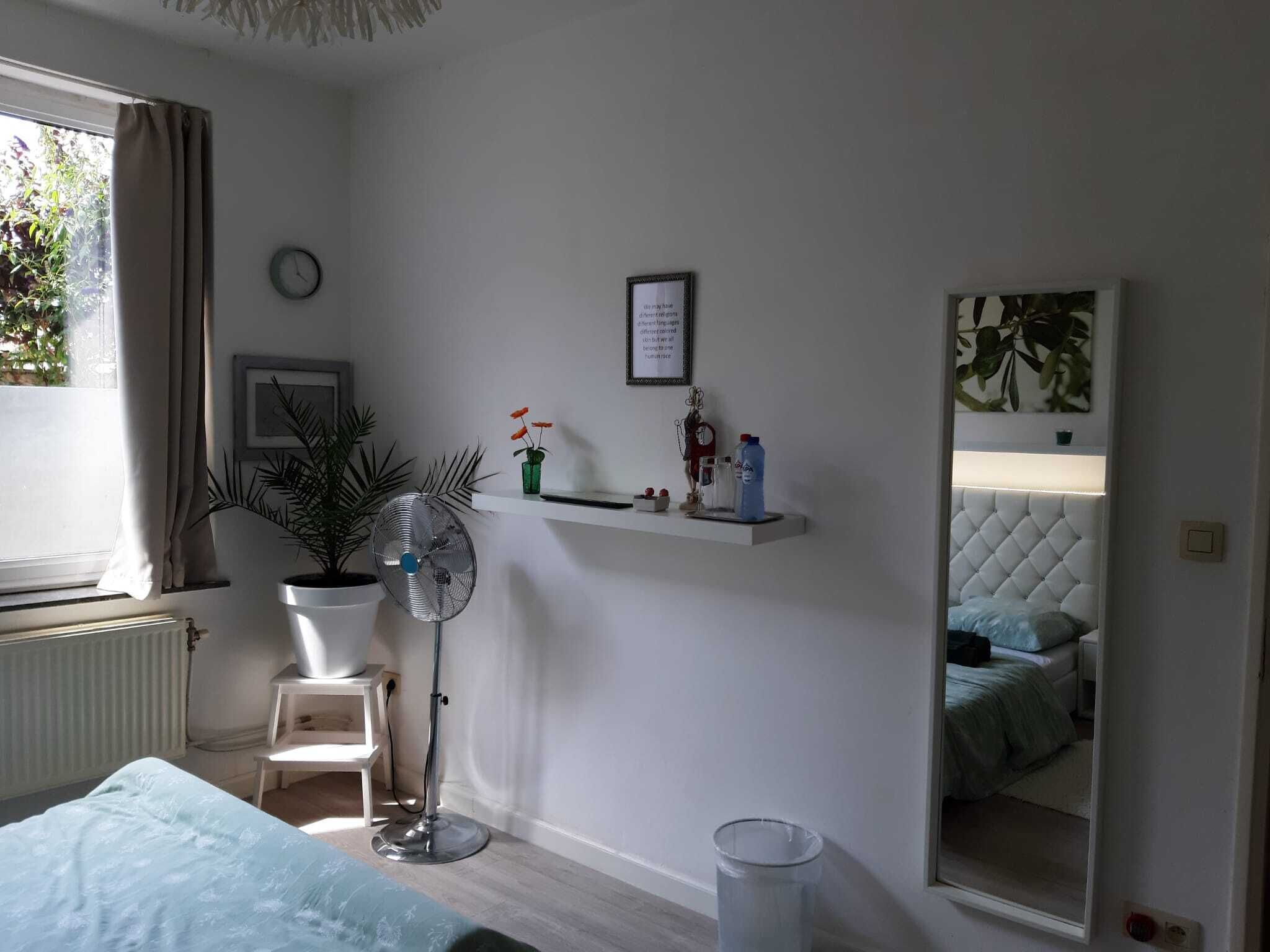 1 bedroom, iron/ironing board, bed sheets