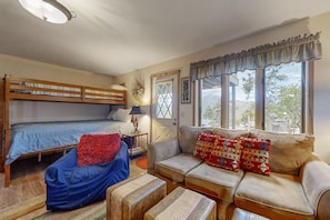 Cabin, Multiple Beds, Mountain View (Deer Mountain Lodge South) | Interior - Inviting Cabin With Stellar Panoramic Rocky Mountain Views (Estes Park)