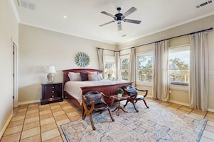 House, Multiple Beds, Pool View (Sacred Vista) | 5 bedrooms, individually decorated, individually furnished, bed sheets